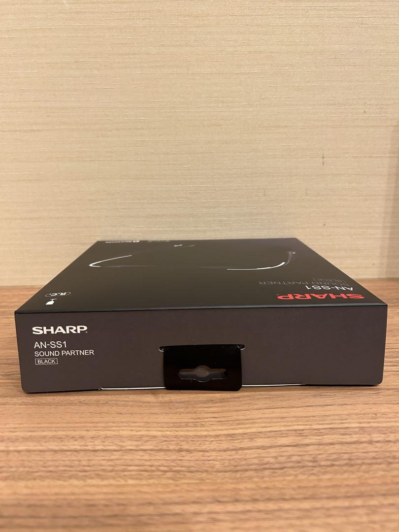 【未使用品】SHARP AN-SS1 ブラック ネックスピーカー