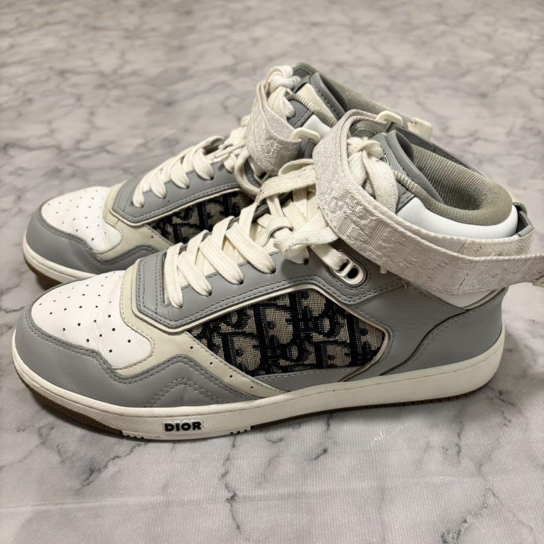 Dior ディオール B27 ミッドカット スニーカー オブリーク