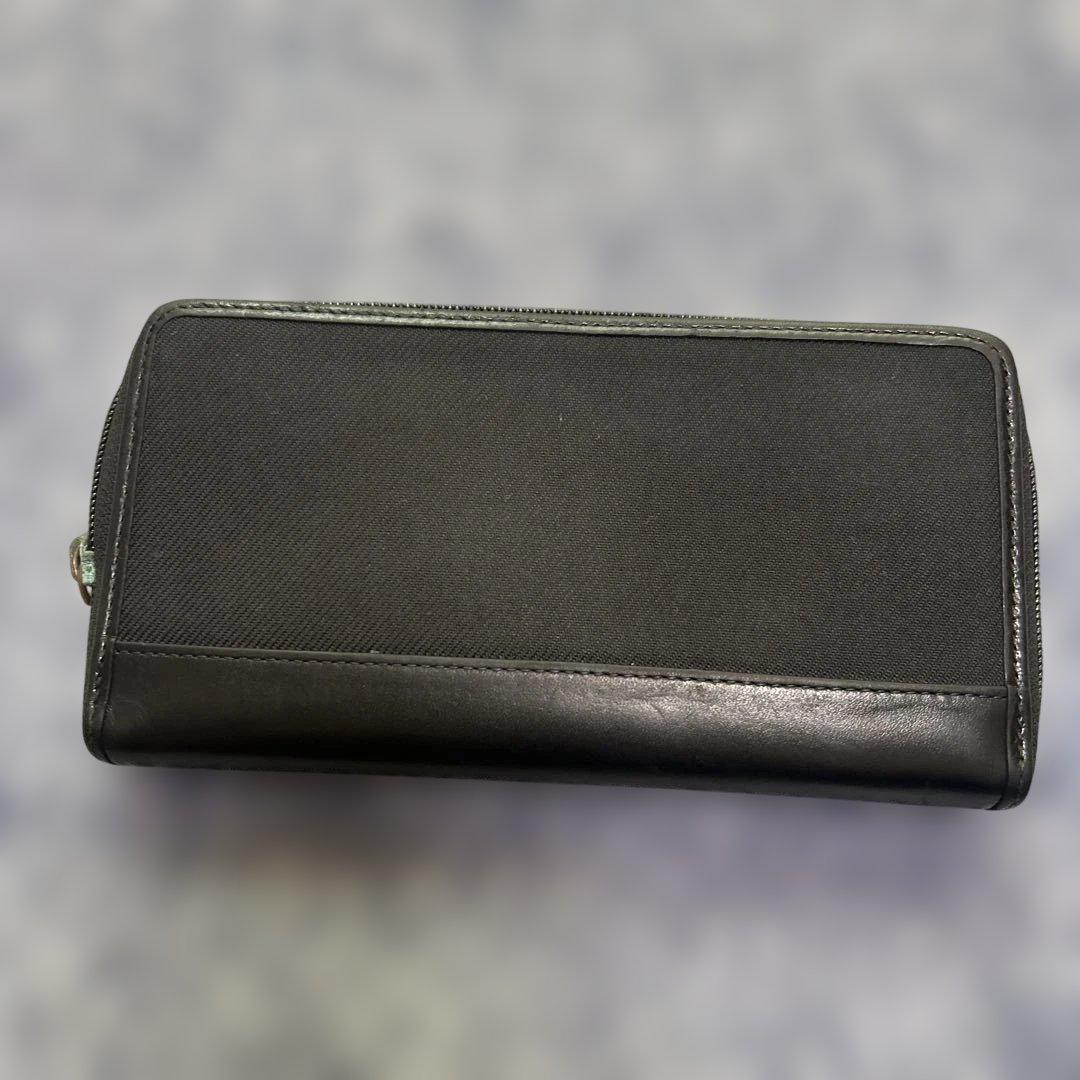 極美品　ハンティングワールド　ロゴ　黒の長財布 ハンティングワールド 長財布 黒 - メルカリ