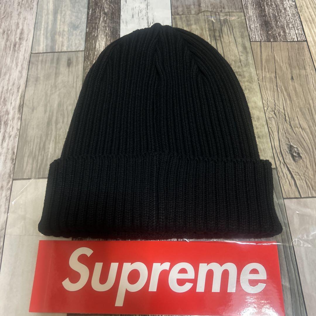 Supreme Overdyed Beanie Black ビーニー ブラック