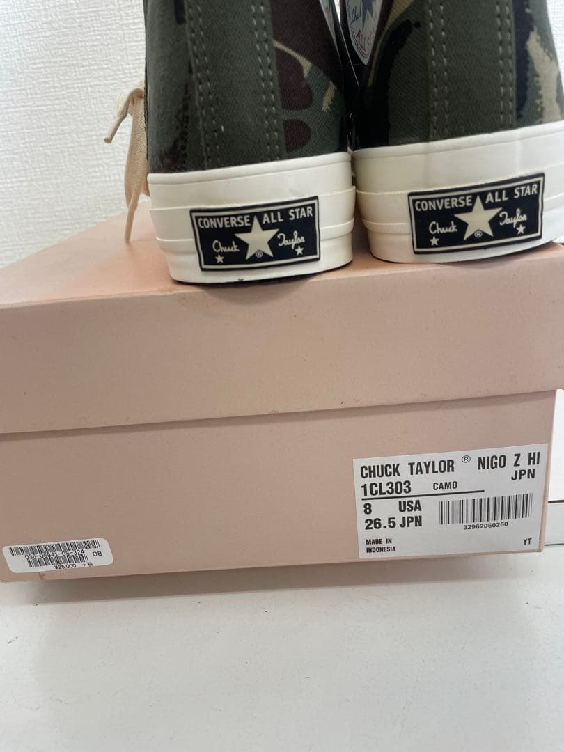 !新品Converse ChuckTaylor NIGO Z HI 1CL303