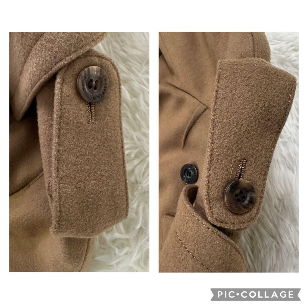 美品✨　アクアスキュータム　ロング　トレンチコート　ウール　カシミヤ　Sサイズ