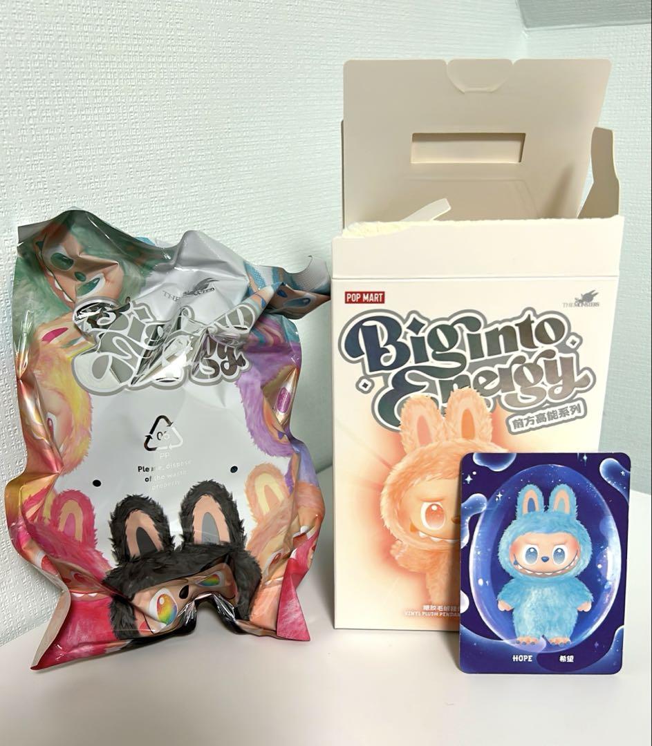 【正規品】POPMART LABUBU ぬいぐるみのHOPE(希望) Yahoo!オークション - Big into energy hope 希望 POP MART