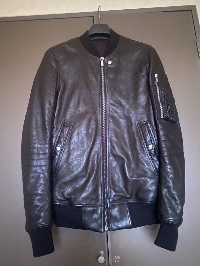 新品 Rick Owens 23FW ラムレザー ボンバー ジャケット 未使用