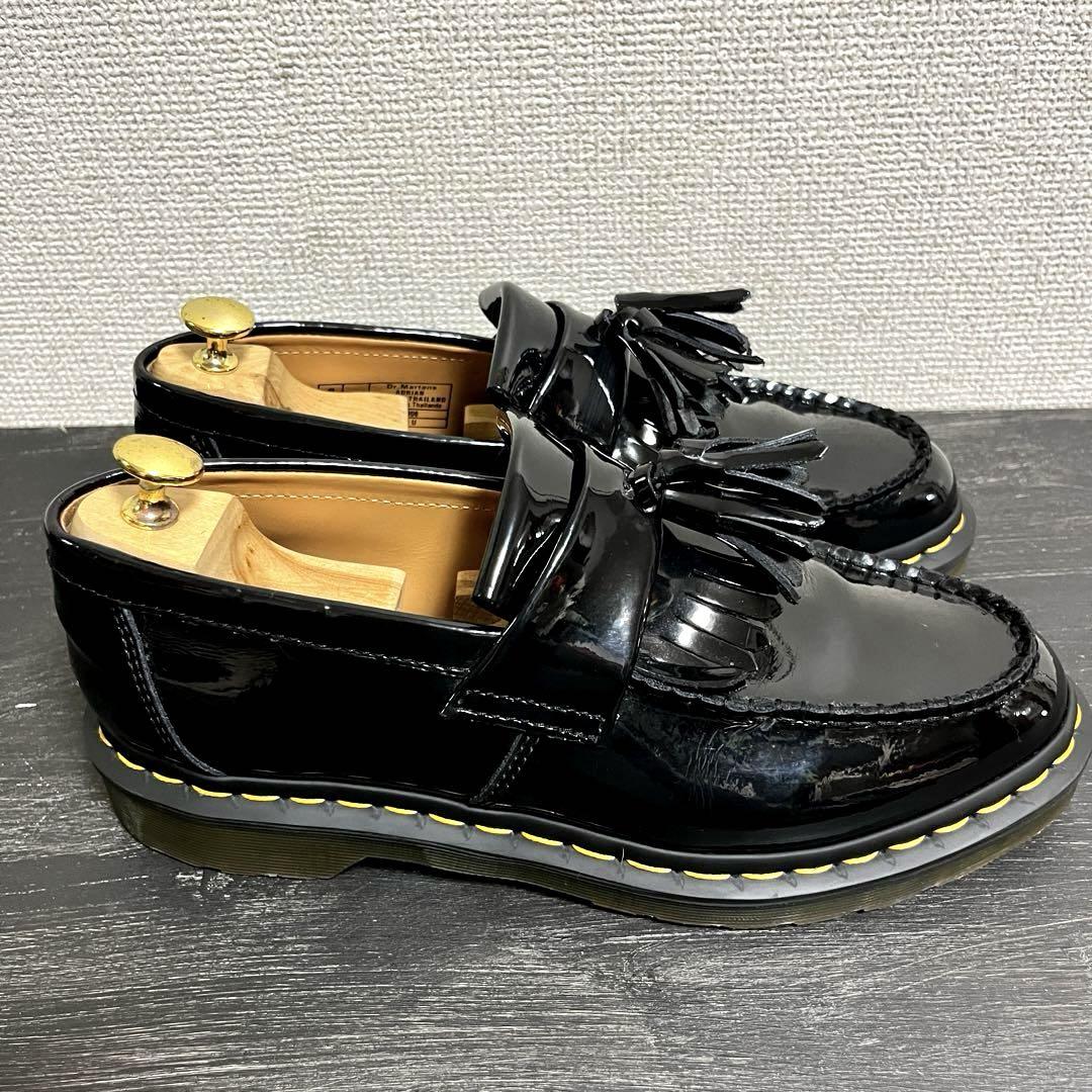 タッセルローファー エナメル