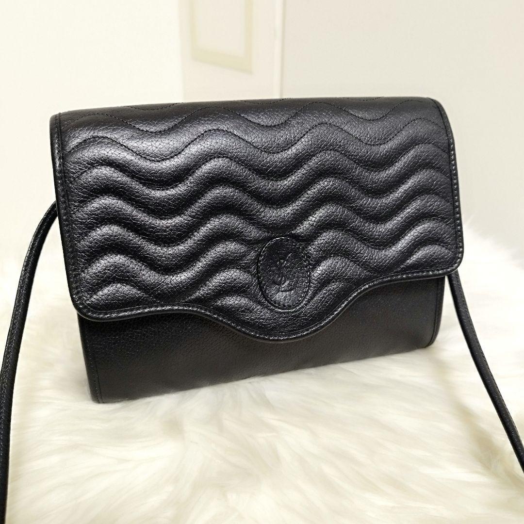 人気ブランド新作豊富 極美品☆ イヴサンローラン キルティング YSL ショルダーバッグ バッグ