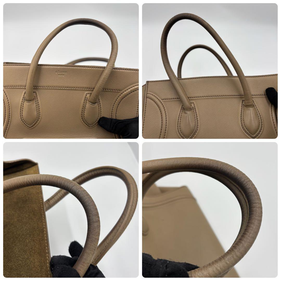 CELINE セリーヌ ラゲージ ファントム ハンドバッグ レザー