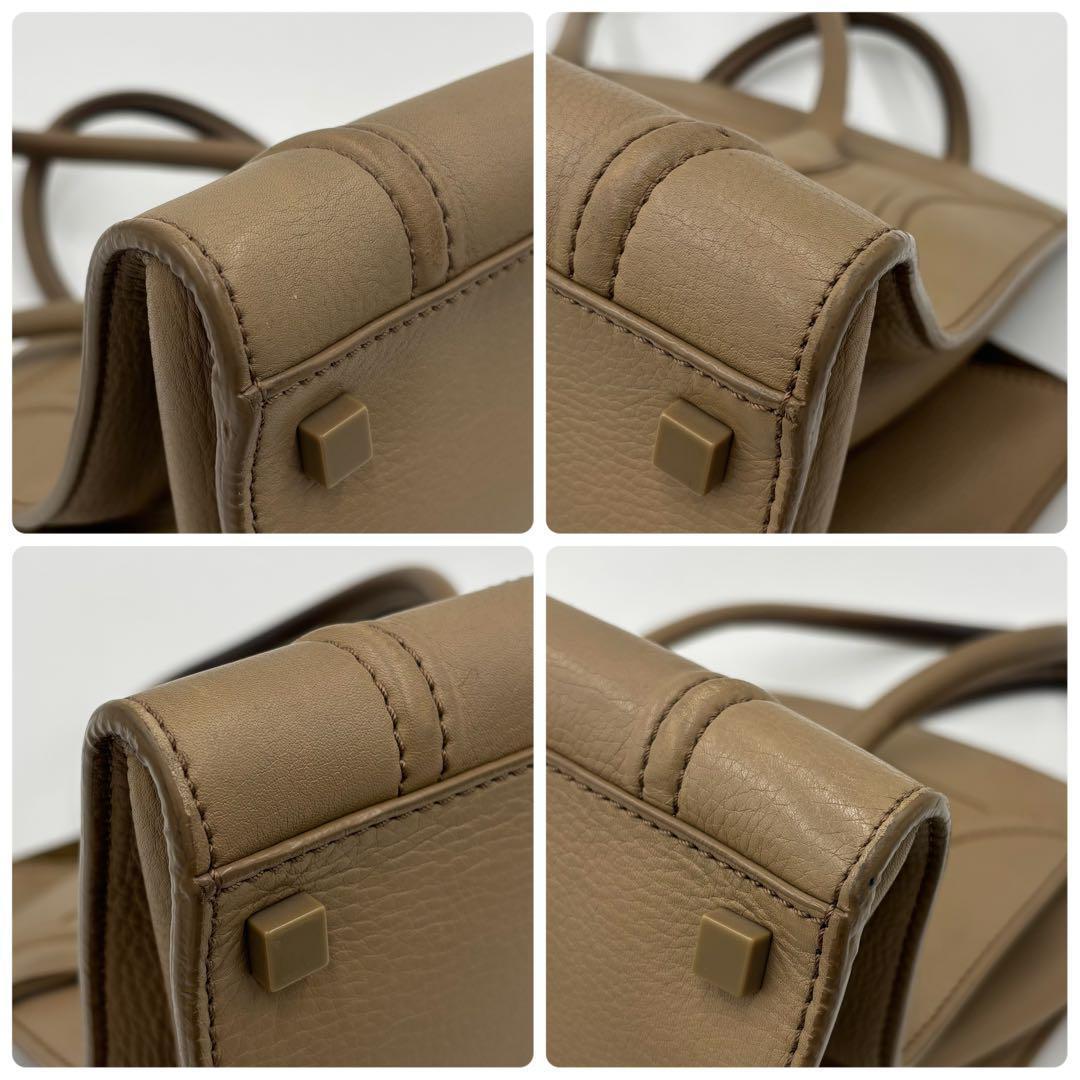 CELINE セリーヌ ラゲージファントム レザー ハンドバッグ