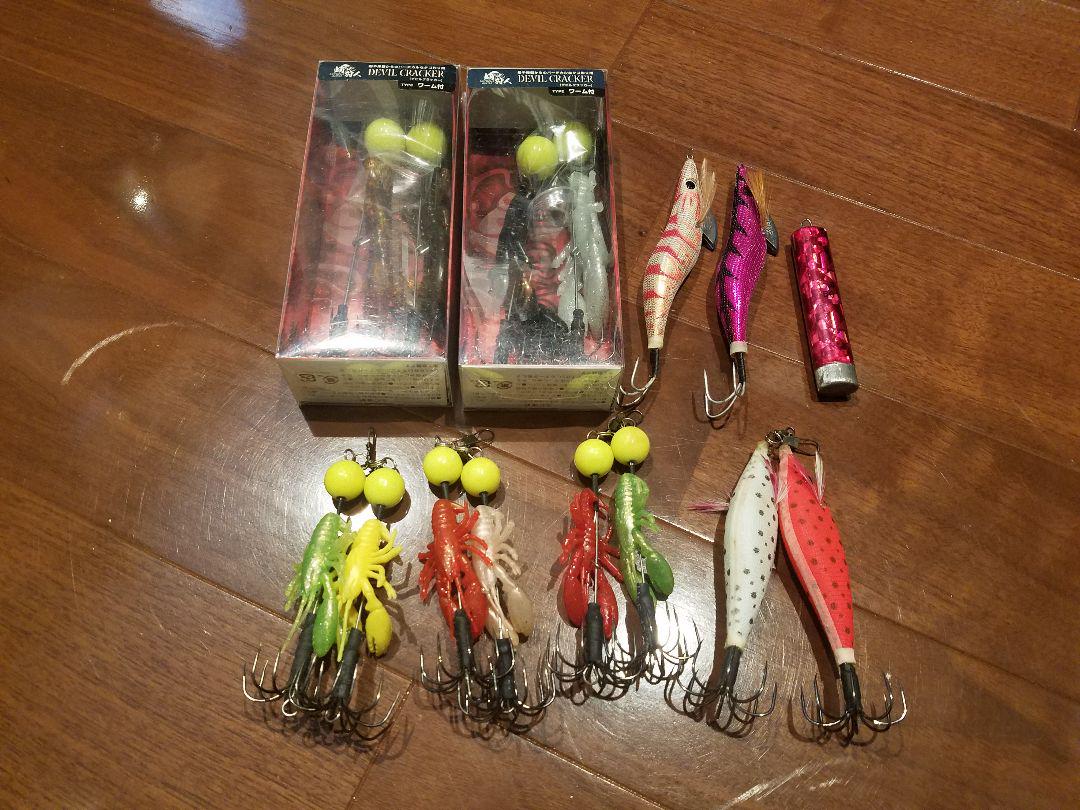 メルカリ デビルクラッカー タコエギ 錘50号 ルアー用品 4 800 中古や未使用のフリマ