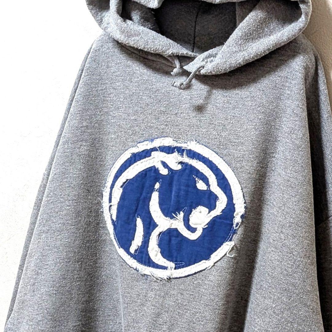 ジャージーズ ペンステートニタニーライオンズ刺繍 パーカーグレー灰色XL古着