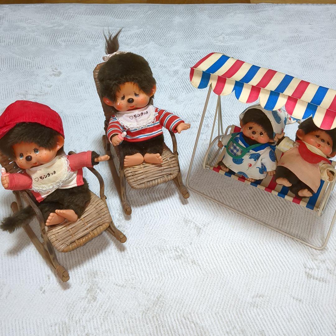 モンチッチ　籐椅子＆ブランコ 激レア　SEKIGUCHI 1974 セキグチ