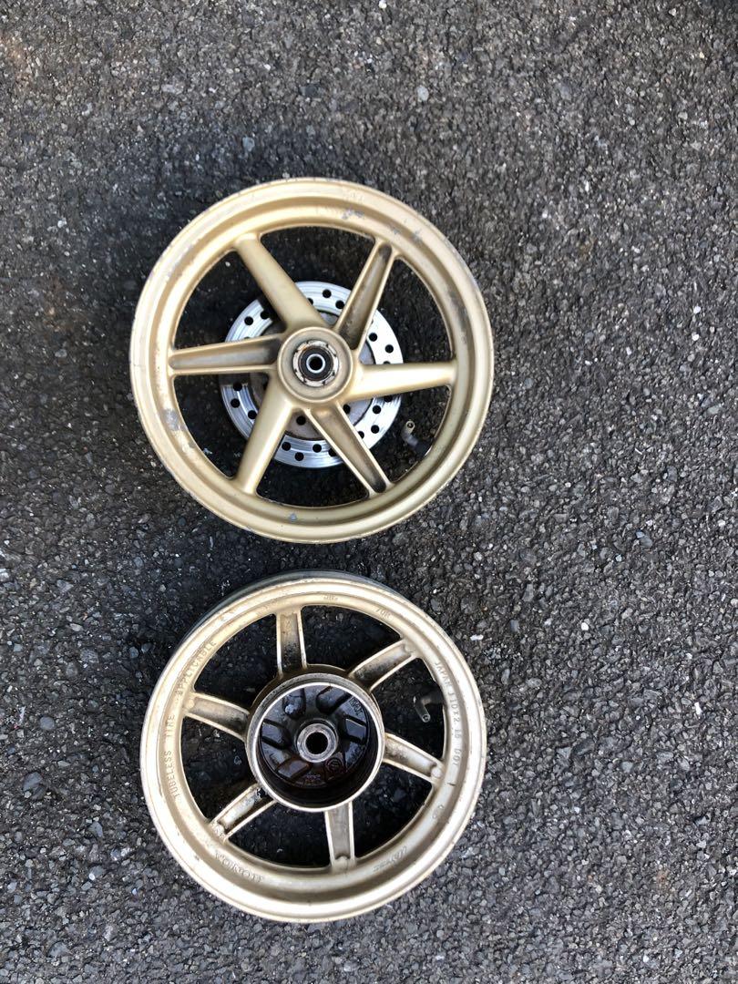 ホンダ　ライブディオZX ホイールセット
