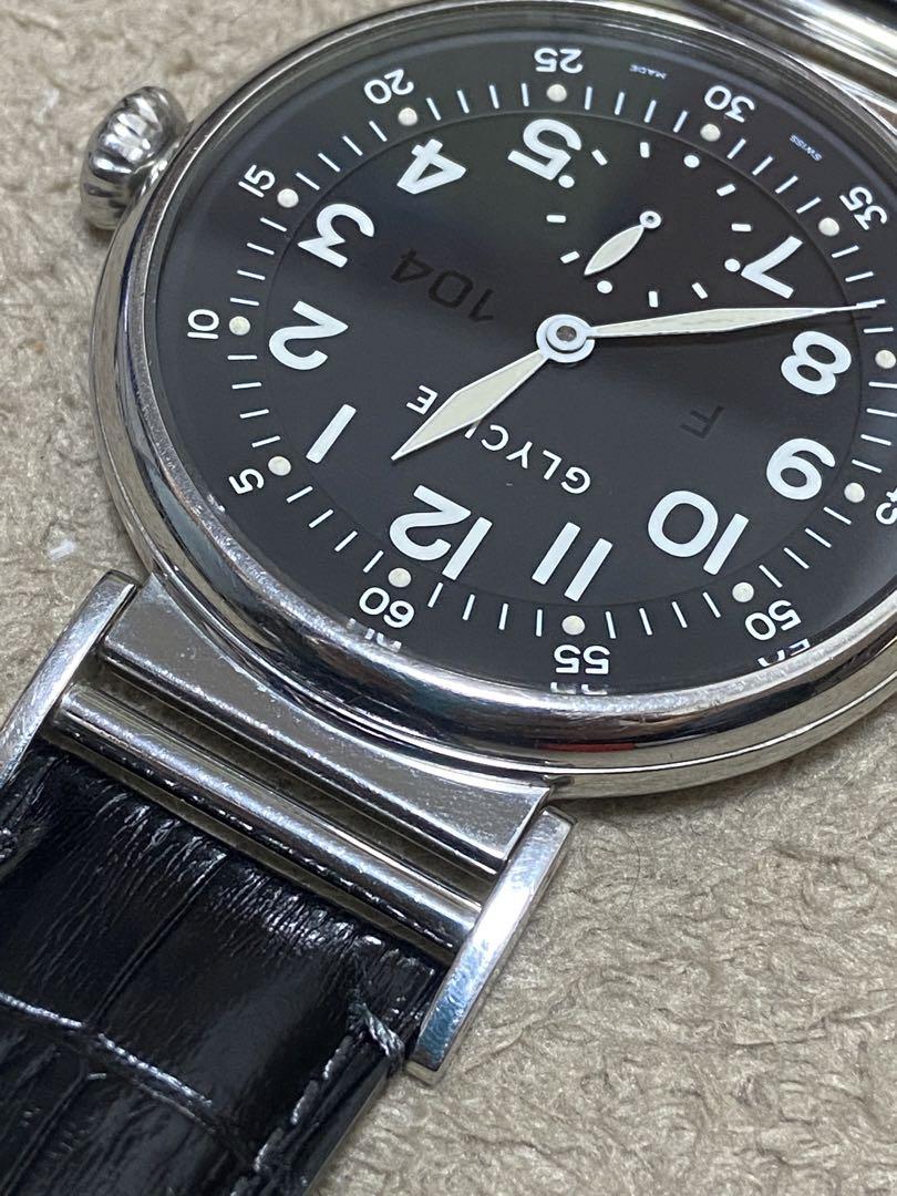 グリシン　F104 ユニタス6498 手巻きパイロットウォッチ