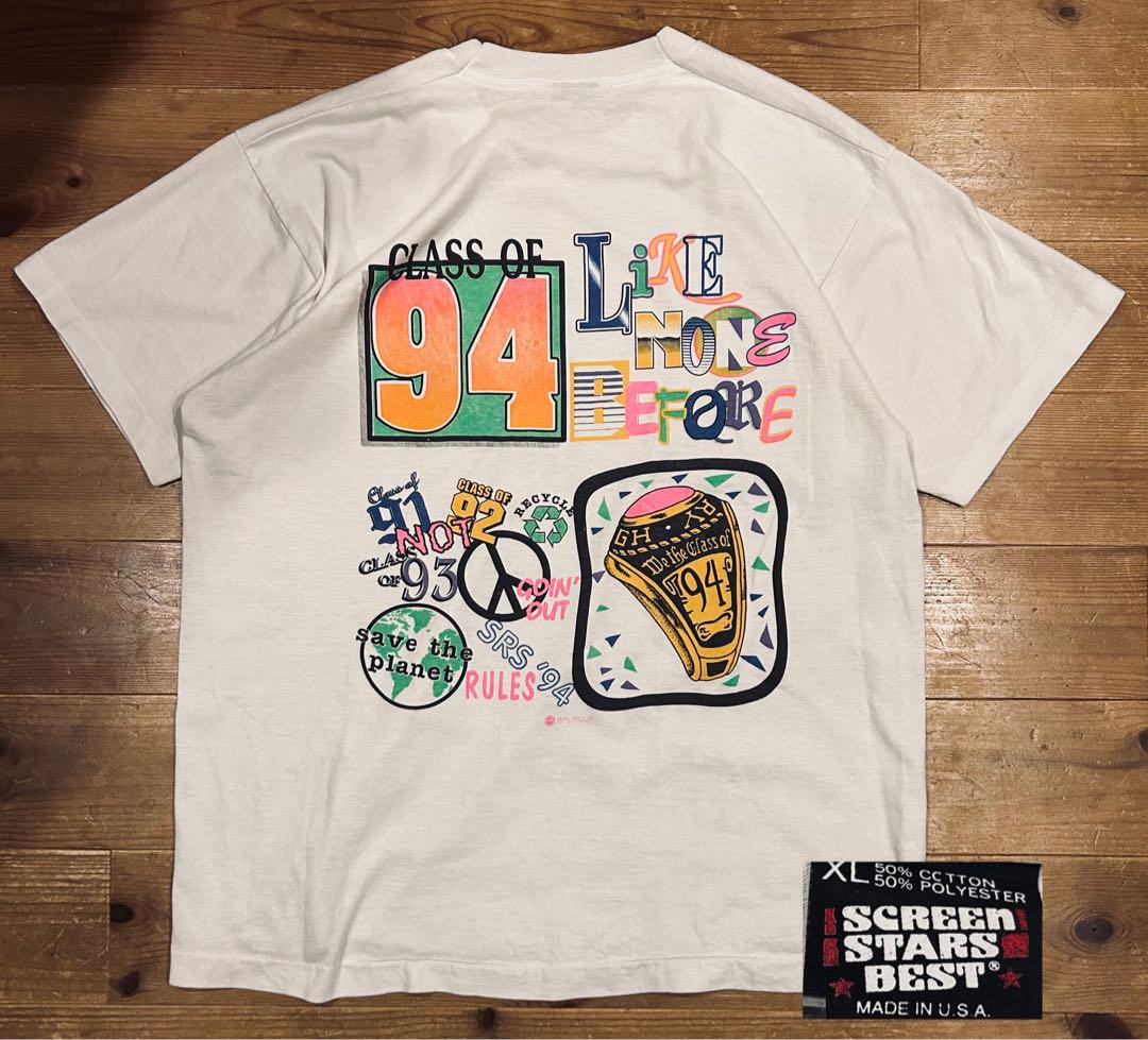 Tシャツ 古着 90s Screen Stars スクリーンズターズ 両面 XL
