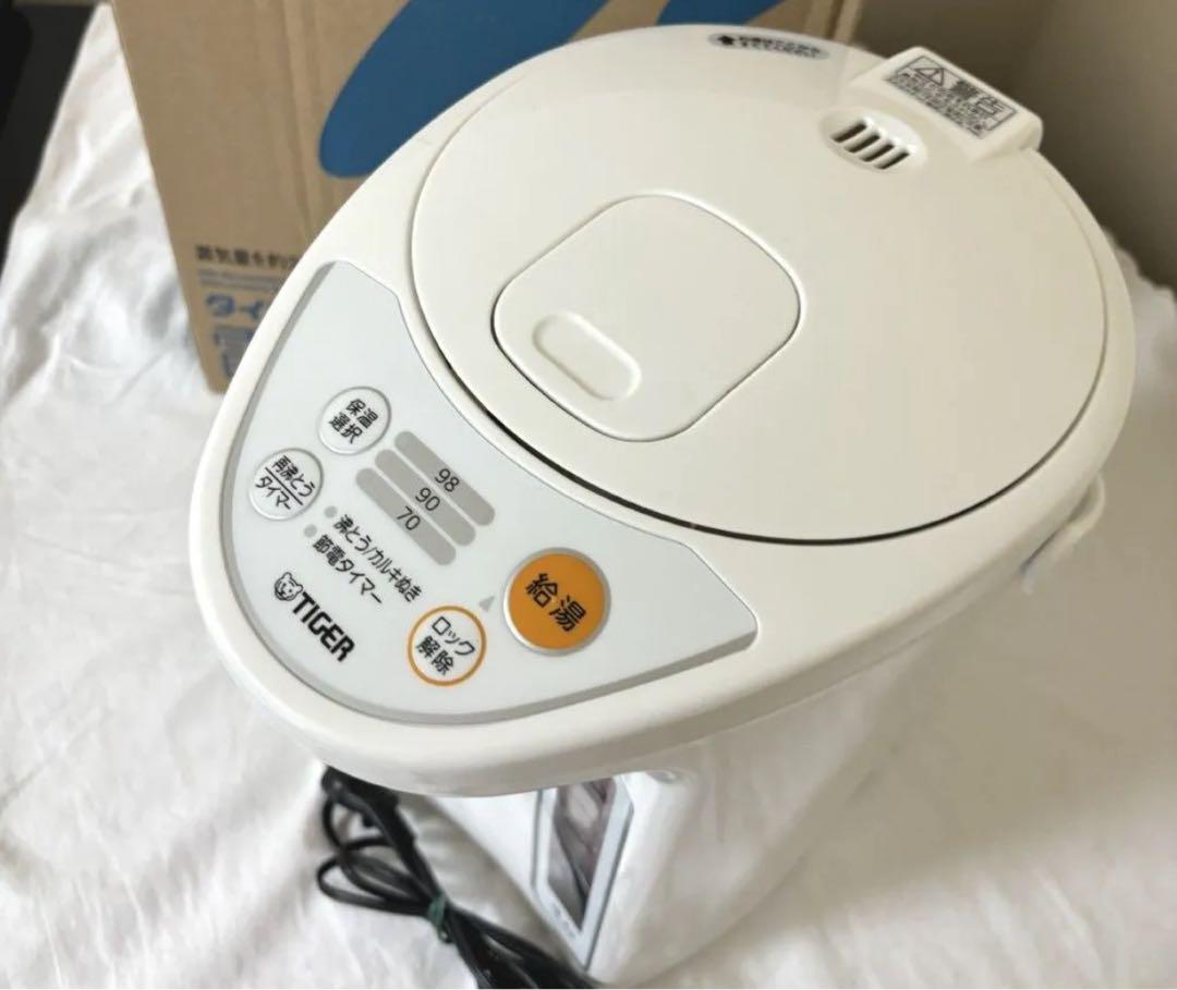 タイガー　マイコン式電動ポット　4.０L　ホワイト　PDR-G401