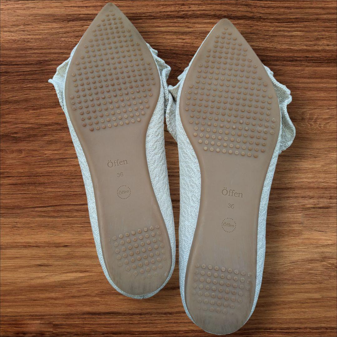 専用☆offen☆美品 オッフェンpointed-FRIN / BEIGE36