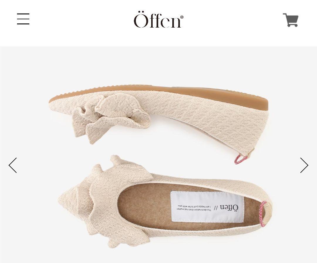専用☆offen☆美品 オッフェンpointed-FRIN / BEIGE36