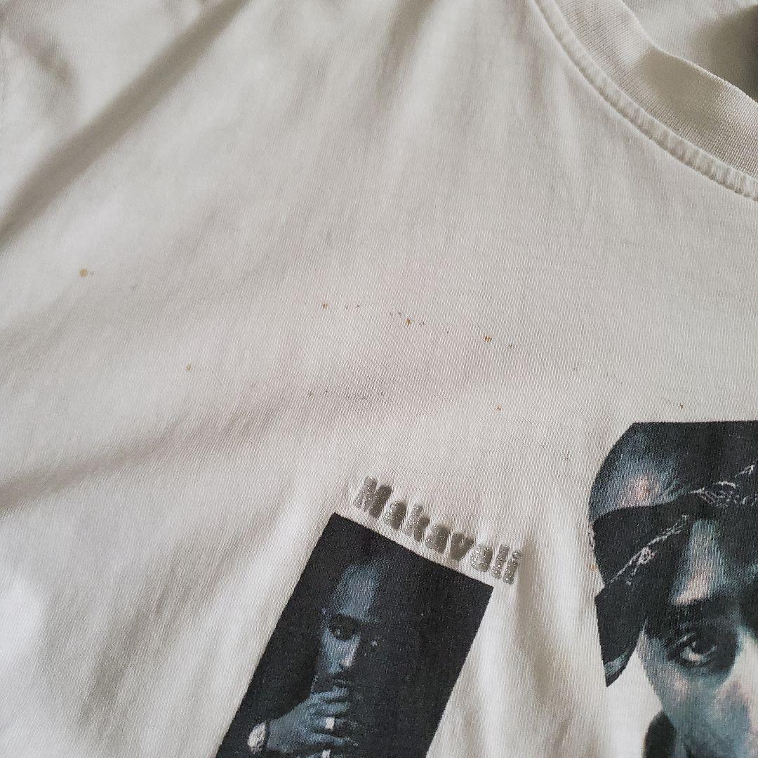 ヴィンテーⓛ レア Tシャツ XXL 追悼 m59vV-m45291059341 90s ヴィンテージ 2pac デンです