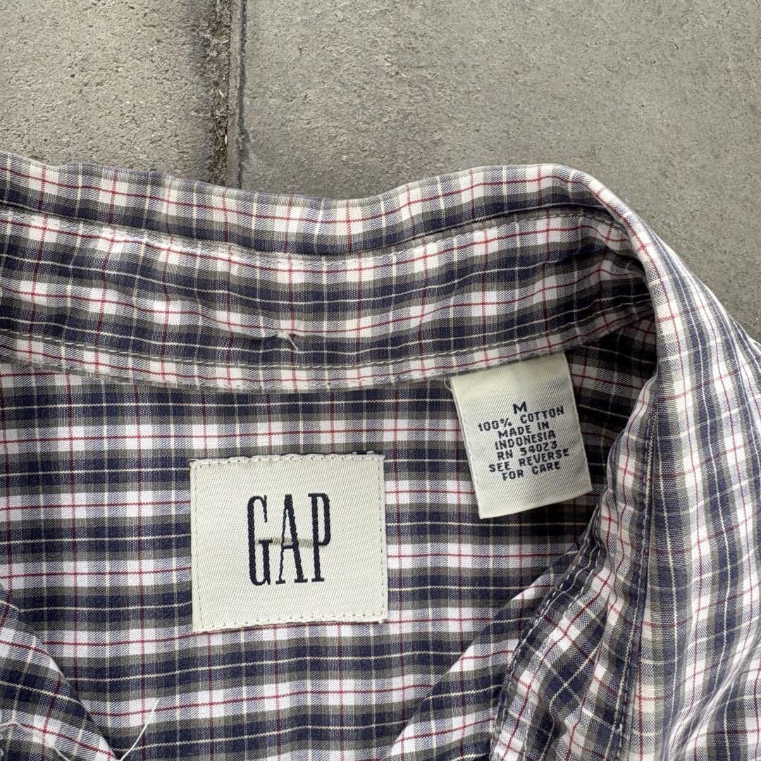 90s OLD GAP 短丈 半袖 チェックシャツ city box 古着 - メルカリ