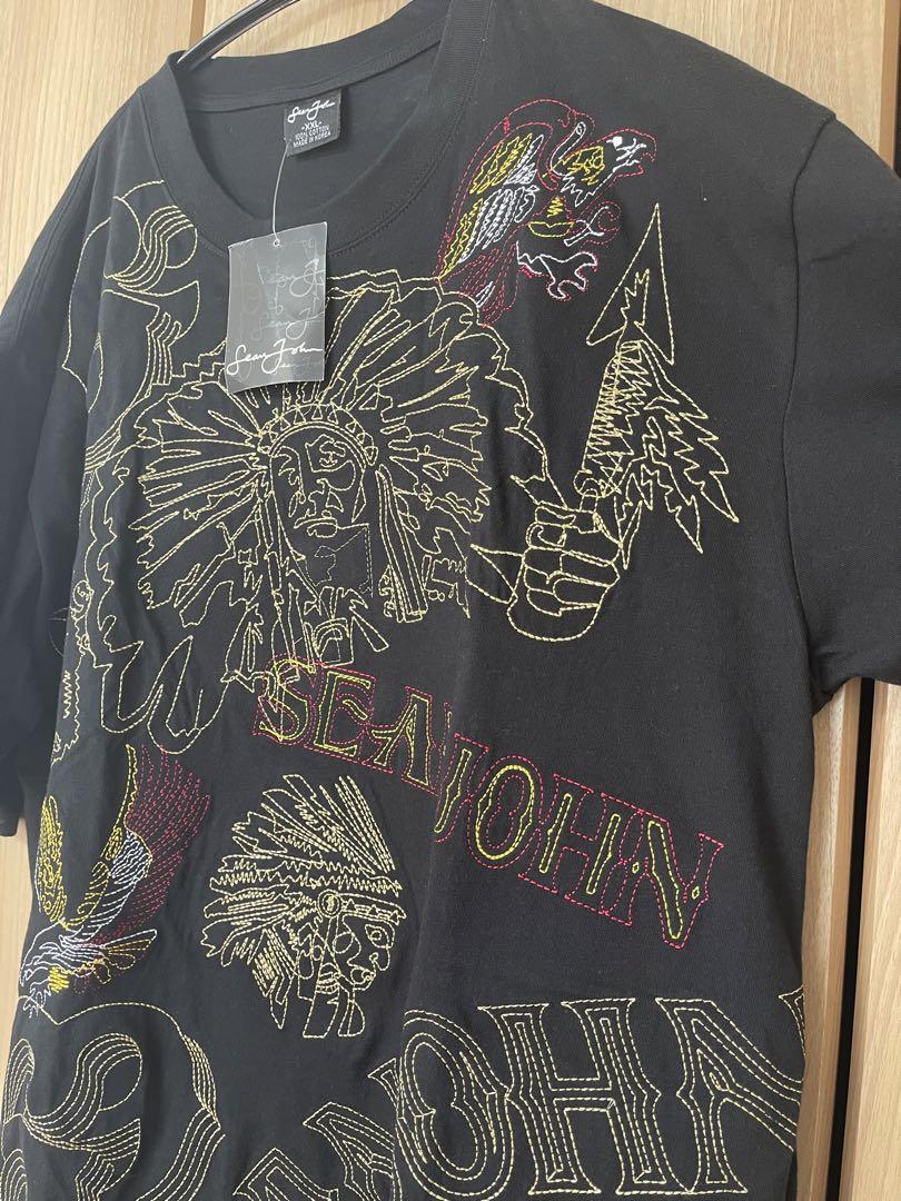 【未使用】  Sean John ショーンジョン 半袖 Tシャツ 2XL 刺繍