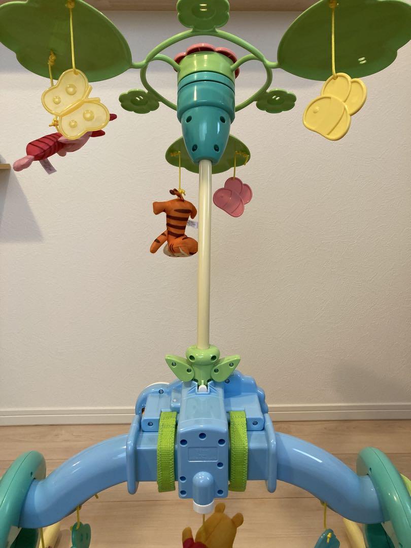 【美品】くまのプーさん えらべる回転 6WAYジムにへんしんメリー　プーメリー