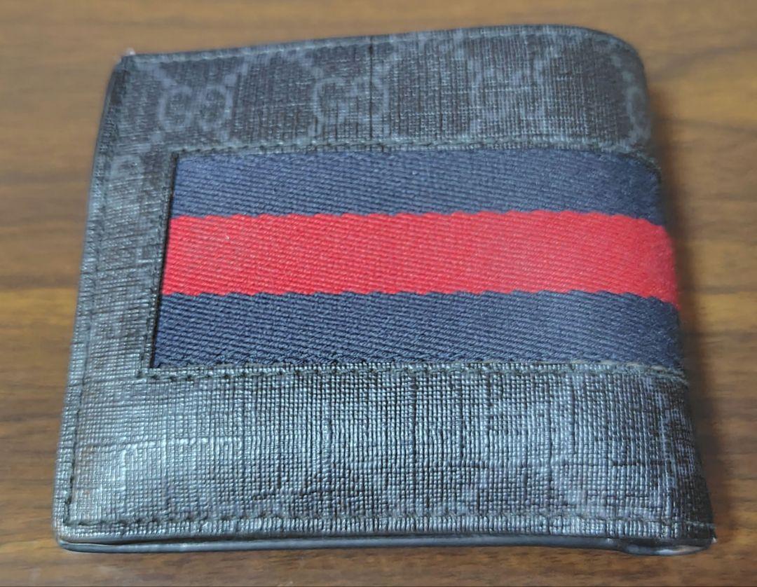 GUCCI グッチ キャンバス 二つ折り財布