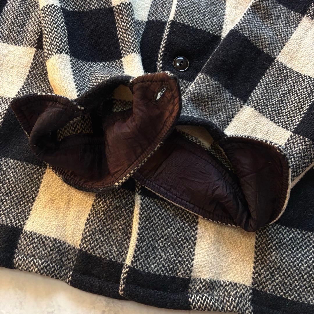 【Vintage】60s BRENT オープンカラーウールシャツ バッファロー 【Vintage】60s BRENT オープンカラーウールシャツ バッファロー