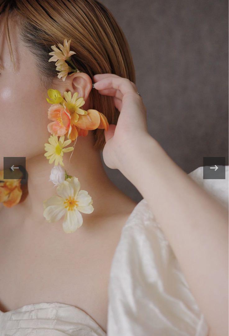 sassy フラワーイヤーカフ SASSY. フラワーイヤーカフ flower ear cuff ウェディング