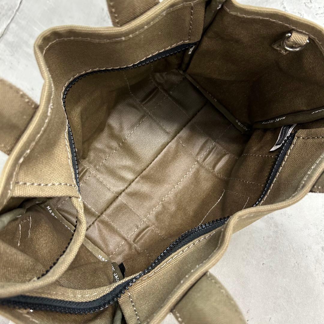 美品 MARC JACOBS ザ キャンバス トート バッグ スモール マーク 美品 MARC JACOBS ザ キャンバス トート バッグ スモール マーク