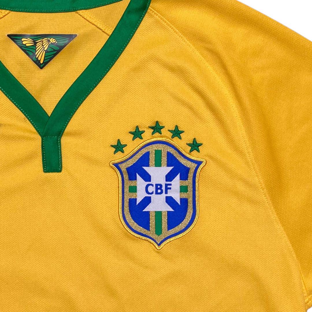 律玖 レア 2014w杯ブラジル代表ゲームシャツ authenticCBF