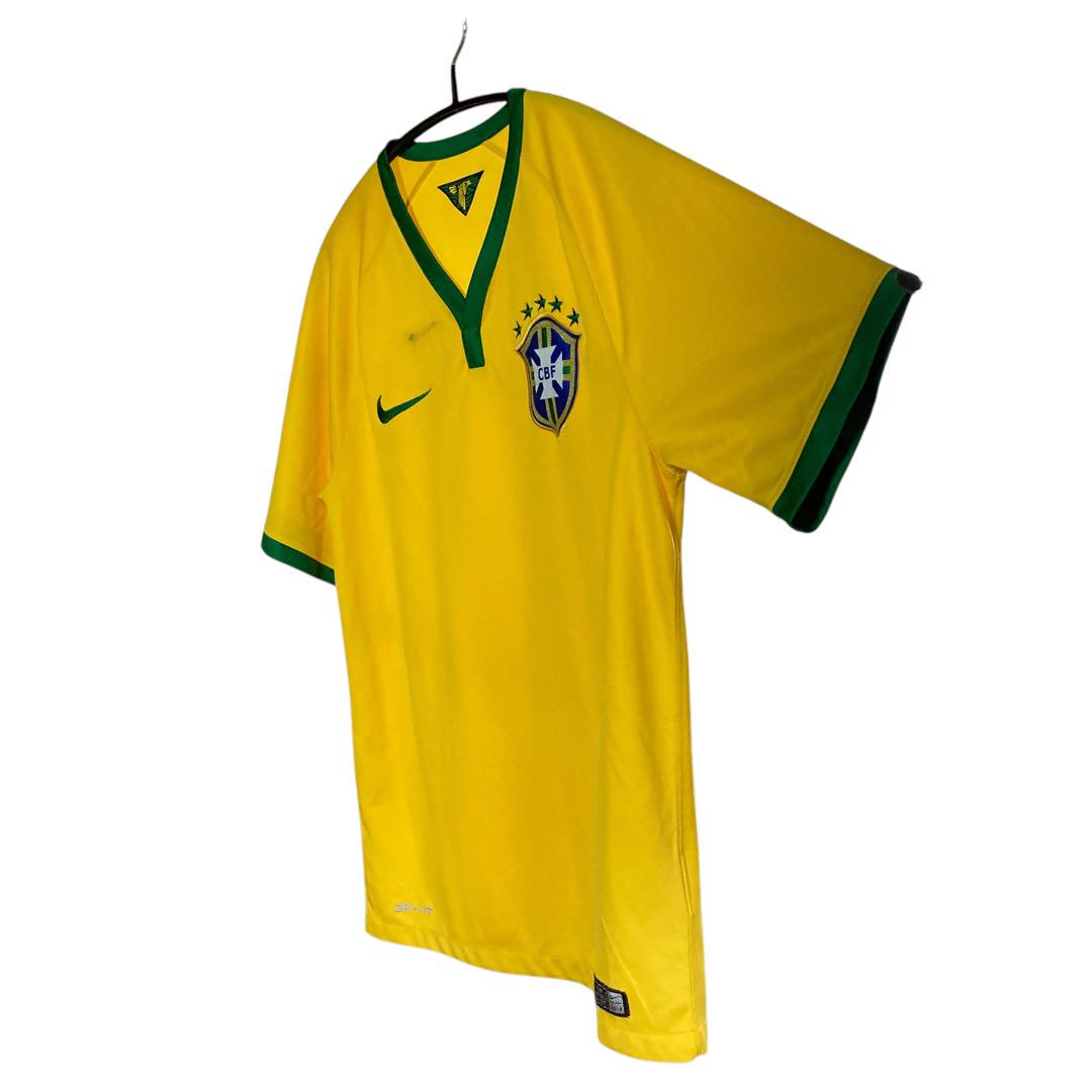 律玖 レア 2014w杯ブラジル代表ゲームシャツ authenticCBF