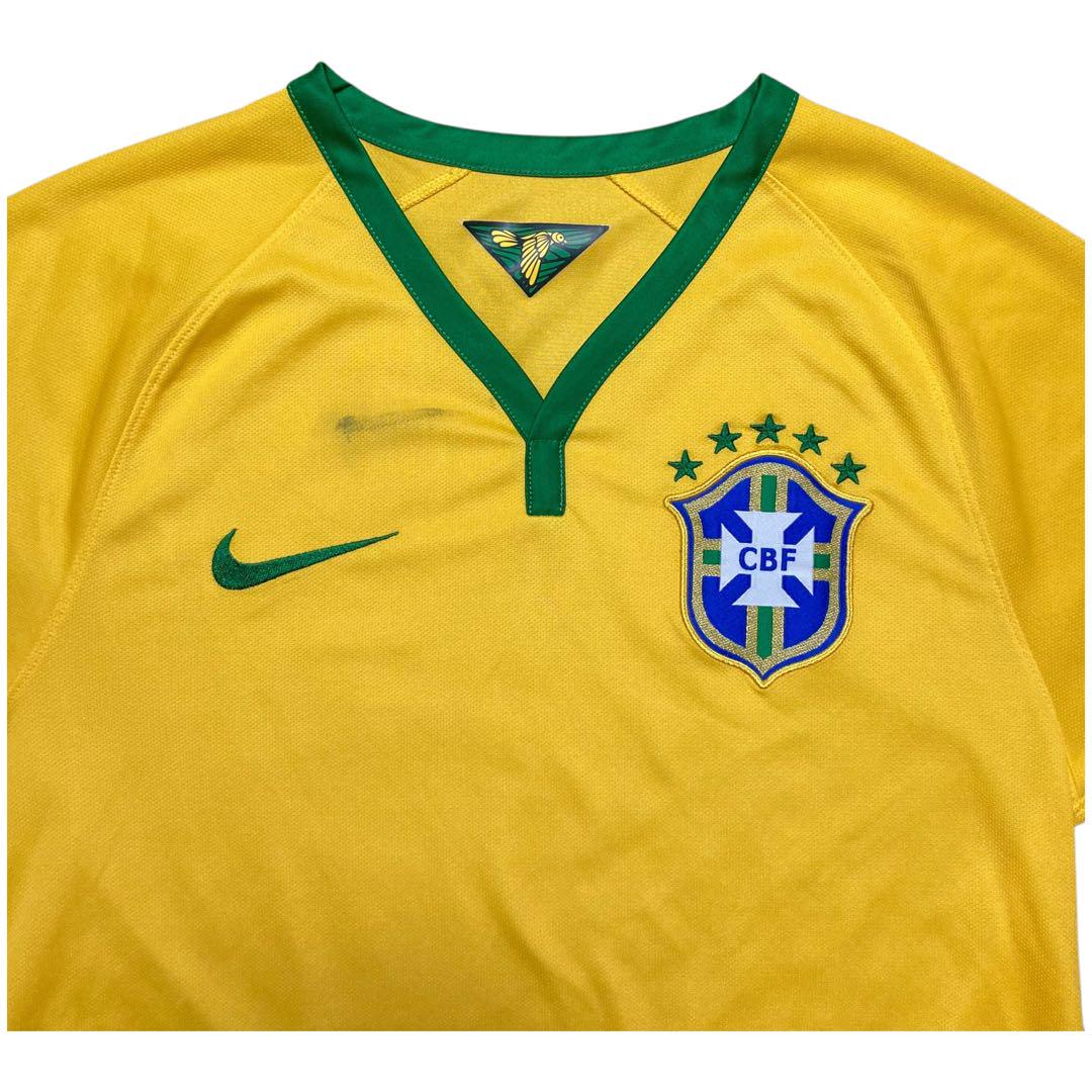 律玖 レア 2014w杯ブラジル代表ゲームシャツ authenticCBF