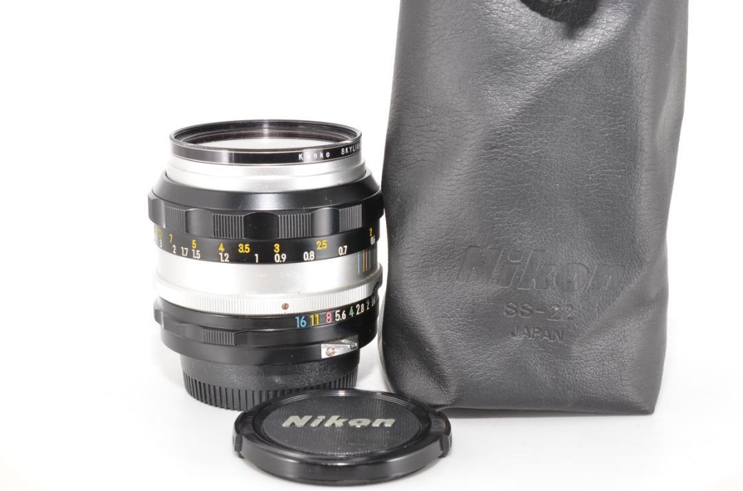 100%新品 ニコン Auto 50mm f1.4 2109 C7lnx-m45302500718 Nikon Nikkor‐S 限定SALE品質保証