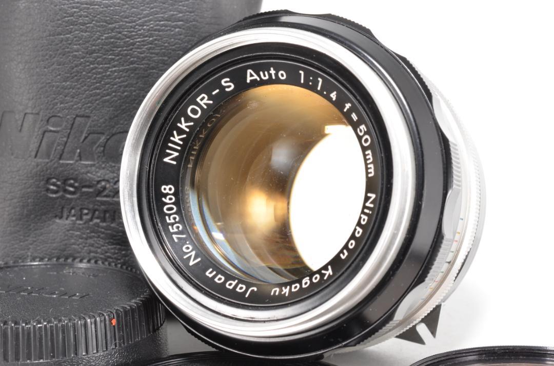 100%新品 ニコン Auto 50mm f1.4 2109 C7lnx-m45302500718 Nikon Nikkor‐S 限定SALE品質保証