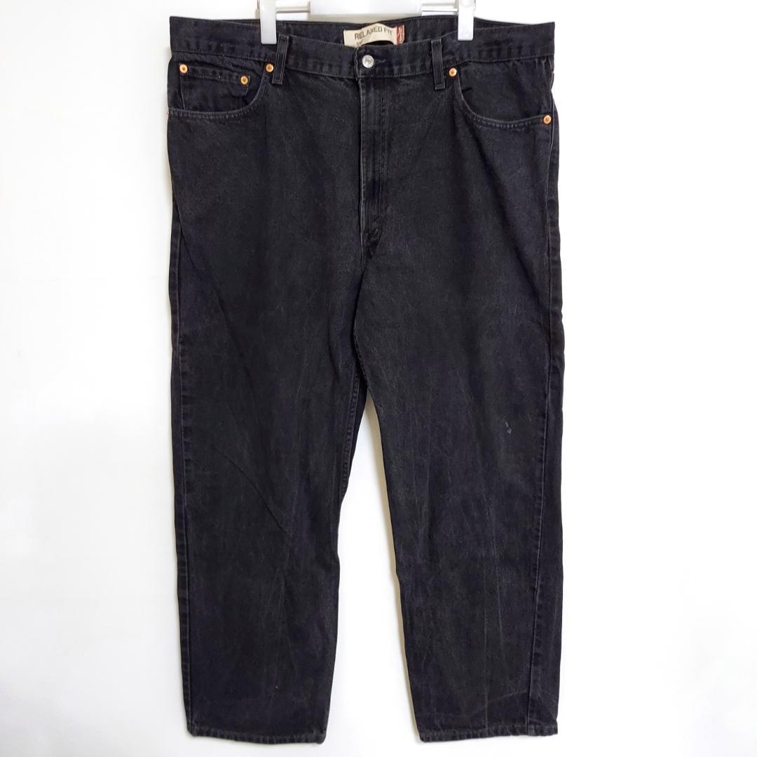 リーバイス550 Levis W42 ブラックデニムパンツ 黒 00s 8075