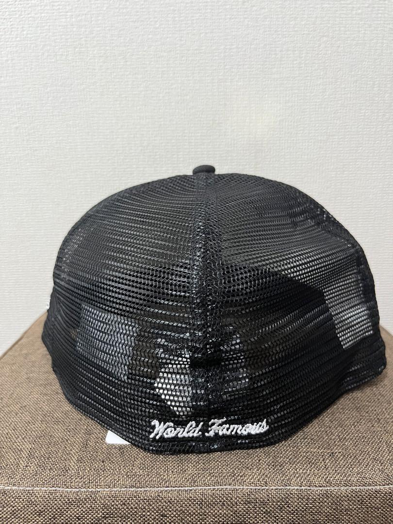 Supreme ブラック メッシュキャップ 2024