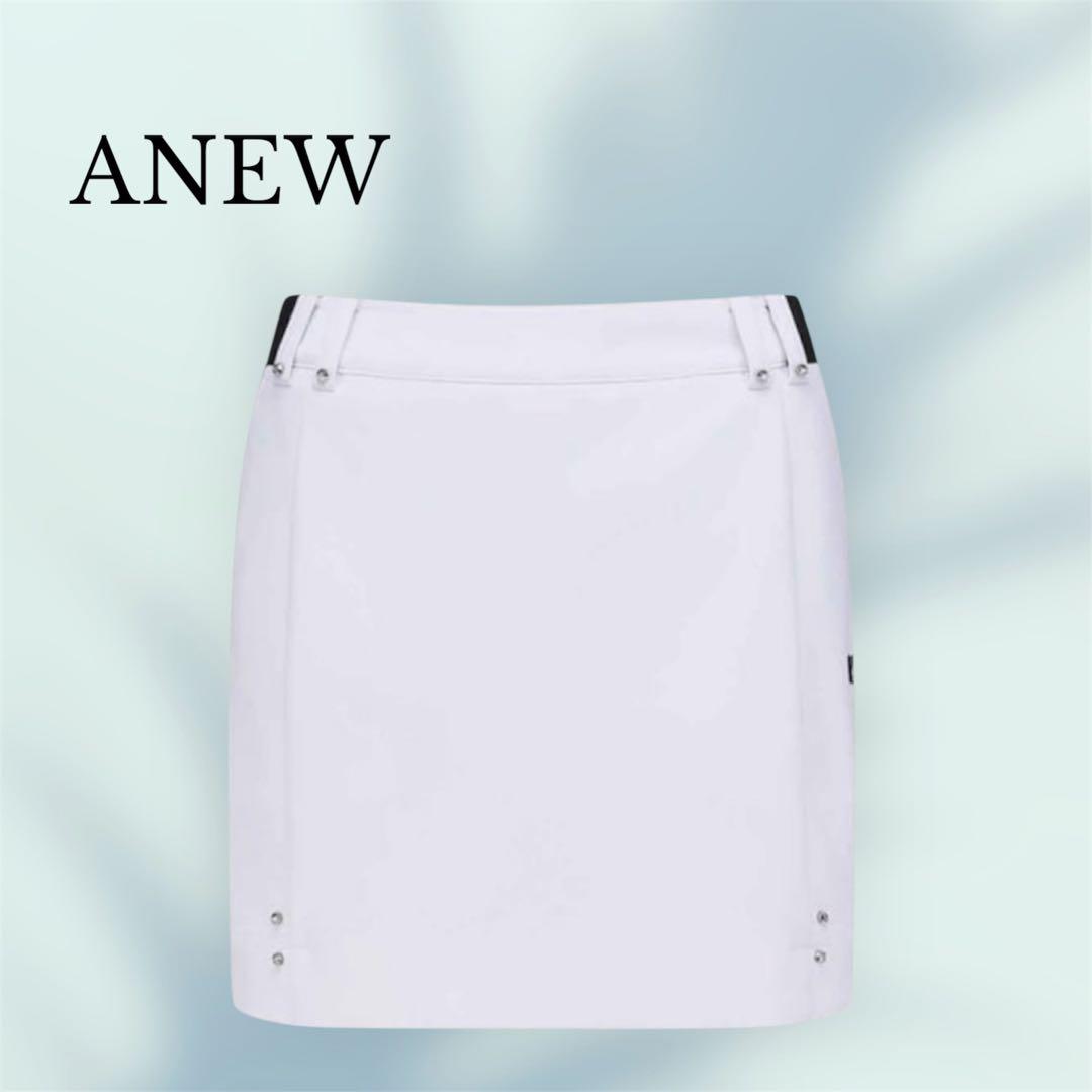完売品 ⭐️新品タグ付き ❤️XSサイズ ANEW レディース　スカートホワイト AMBIDEX Store 〇80ボイル ピンタック ティアードスカート(F