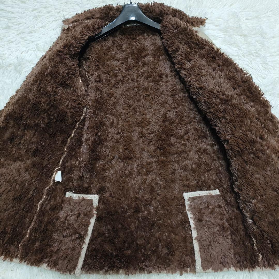極美品 マッキントッシュ キルティング ポンチョ 裏ボア ロゴボタン 極美品 マッキントッシュ キルティング ポンチョ 裏ボア ロゴボタン