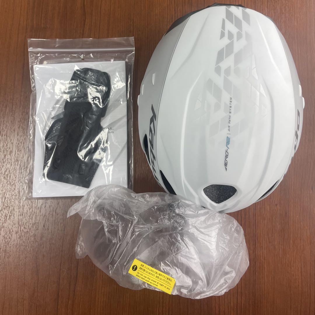 Kabuto AERO-R2 マットホワイト ヘルメット　XS/S