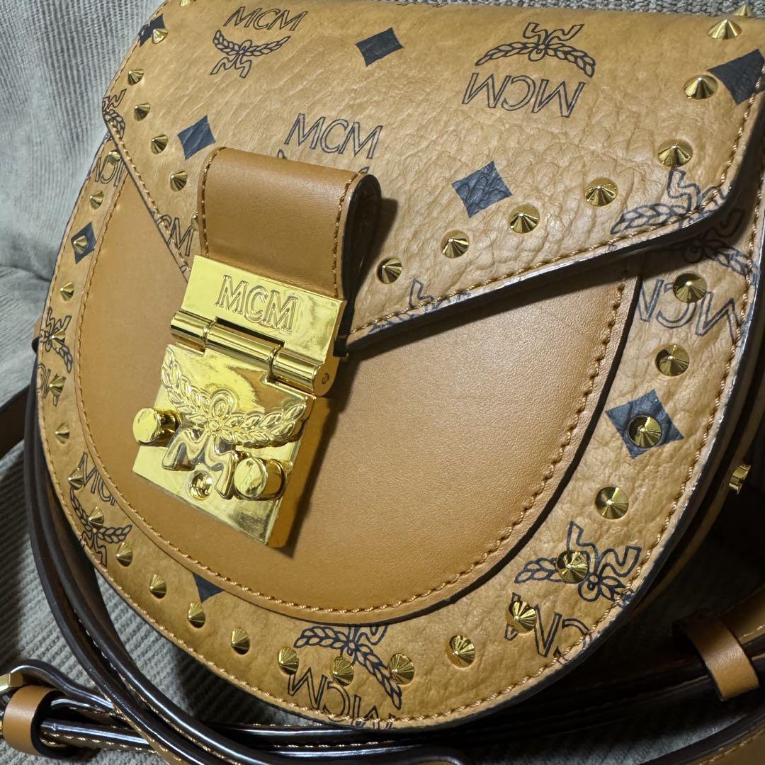 MCM ブラウン ショルダーバッグ 保存袋付き