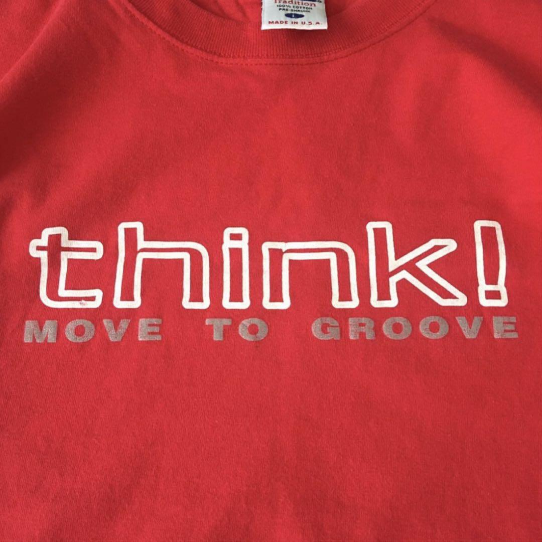 VINTAGE 90s【think!】MOVE TO GROOVE Tシャツ