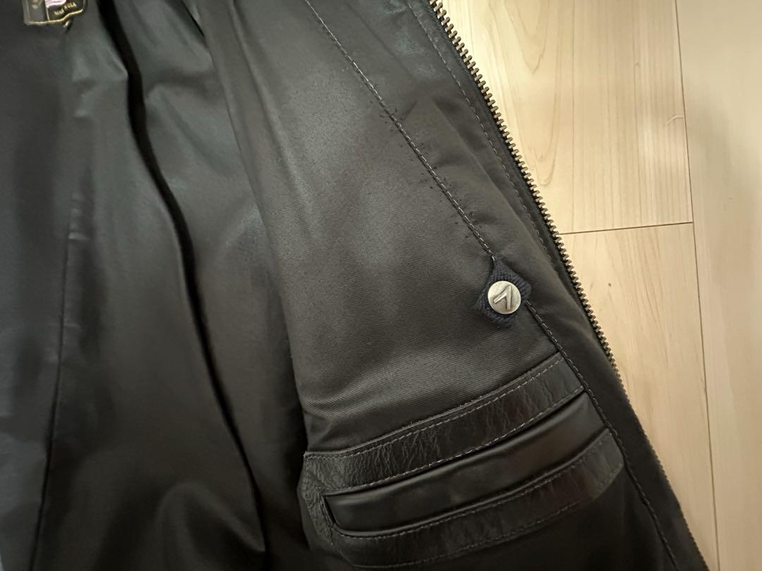 【中古】vanson レザー ボンバージャケット サイズ36