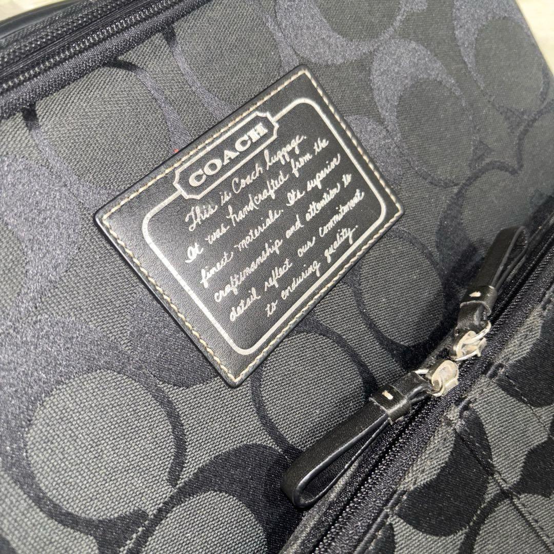 [希少] COACH  キャリーケース シグネチャーストライプ  F77180