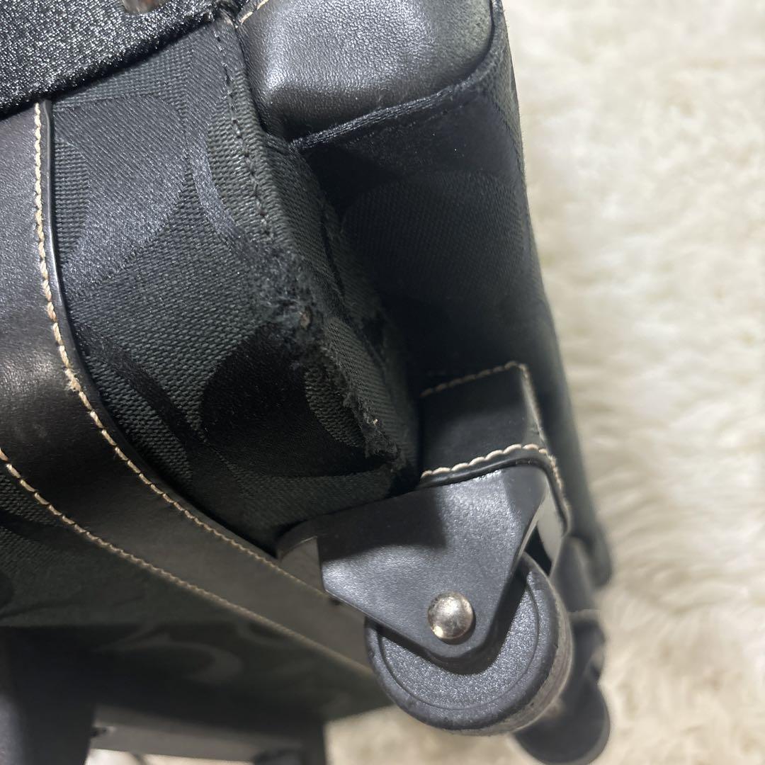 [希少] COACH  キャリーケース シグネチャーストライプ  F77180