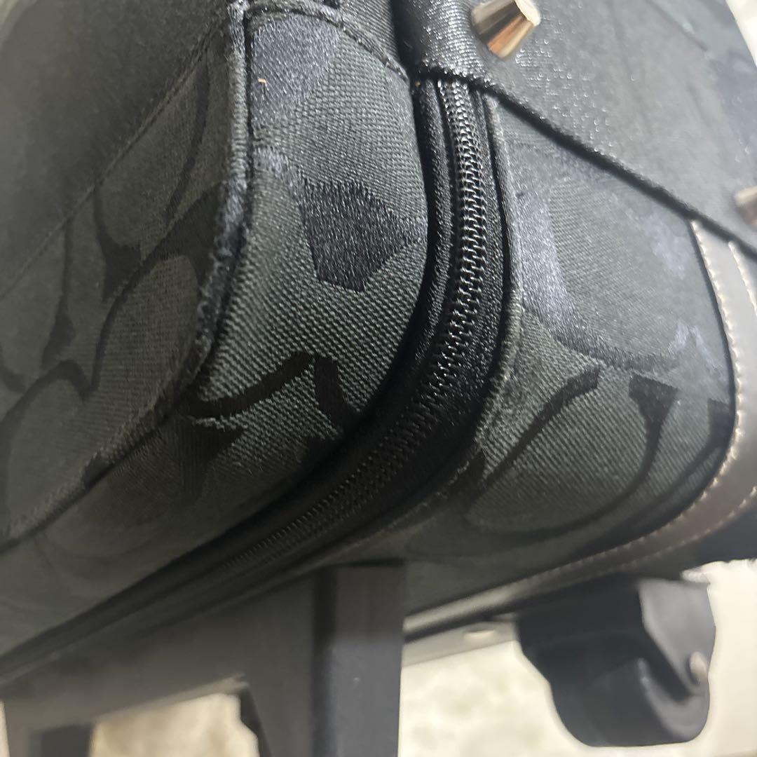 [希少] COACH  キャリーケース シグネチャーストライプ  F77180