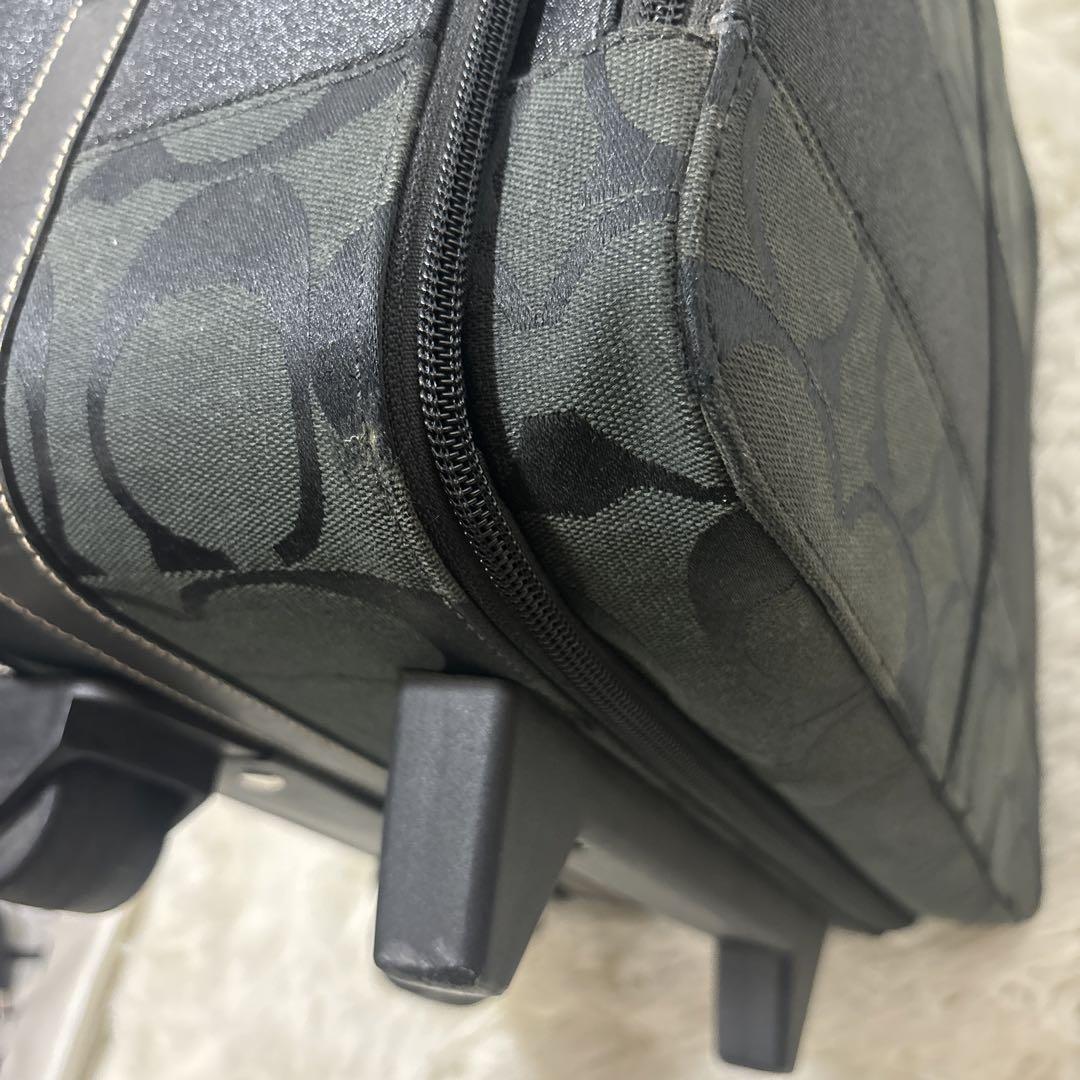 [希少] COACH  キャリーケース シグネチャーストライプ  F77180