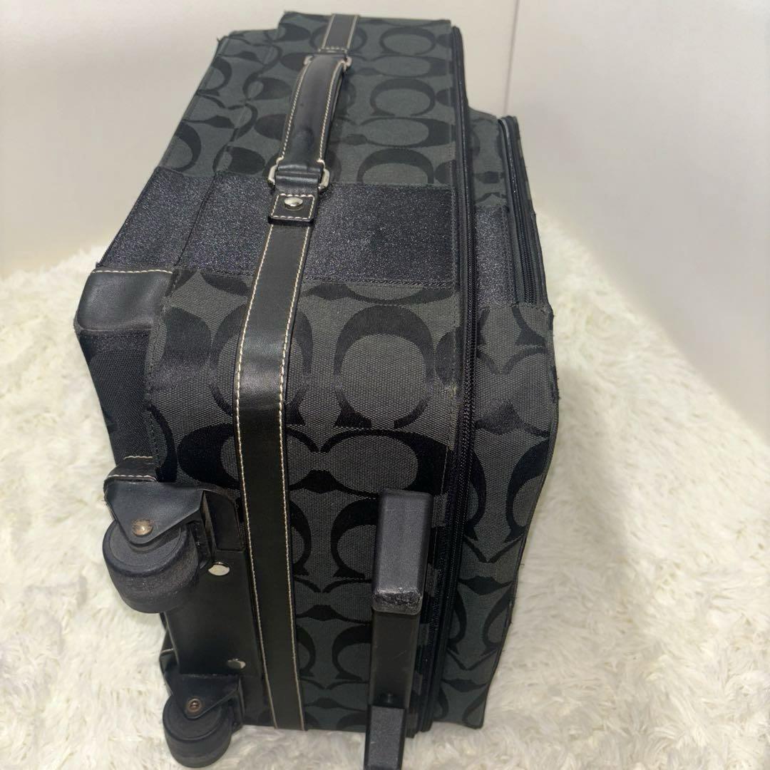 [希少] COACH  キャリーケース シグネチャーストライプ  F77180