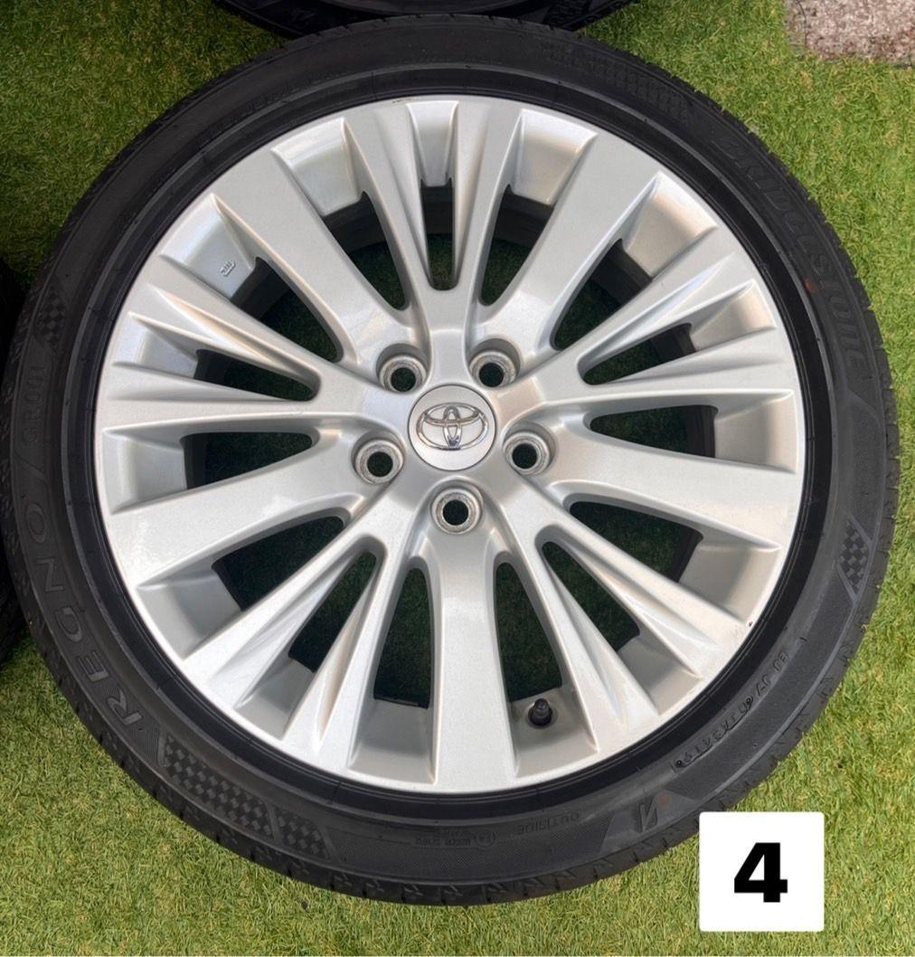 ヴェルファイア20系後期 純正18インチアルミ＋REGNOタイヤTOYOTA