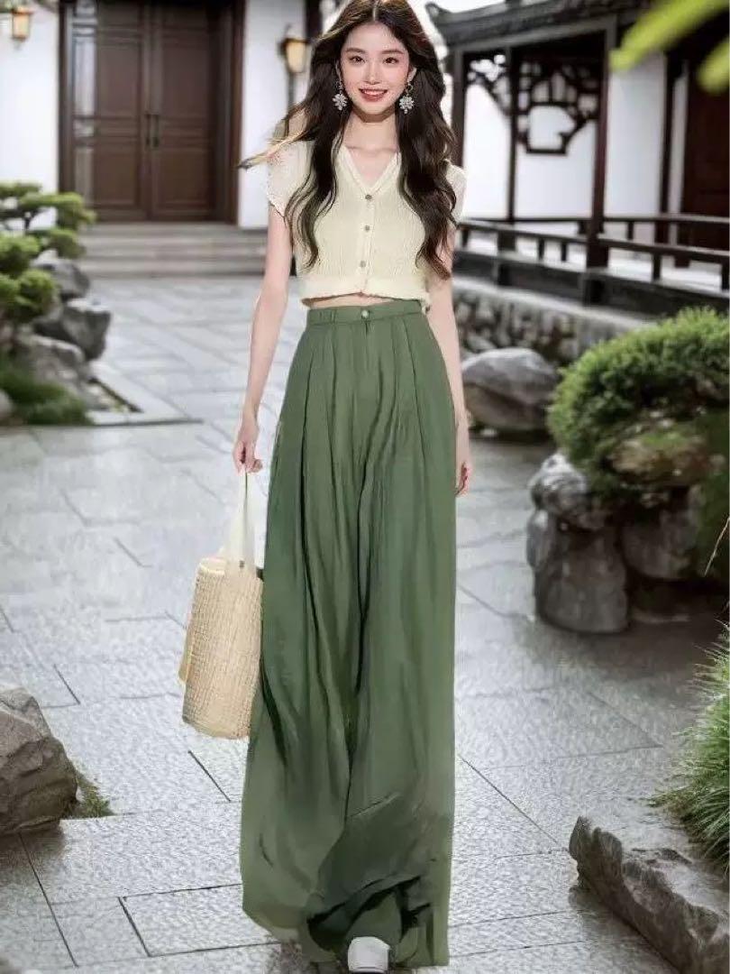ロング＆ミニ✨シンプルセットアップ春夏の女子会デートに最適 6,014円