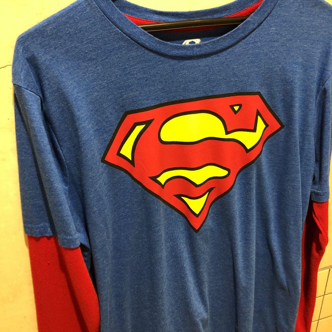 メルカリ Usa輸入古着 スーパーマン ロゴマーク ロンt Tシャツ カットソー 七分 長袖 2 600 中古や未使用のフリマ メルカリ Usa輸入古着 スーパーマン ロゴマーク ロンt Tシャツ カットソー 七分 長袖 2 600 中古や未使用のフリマ
